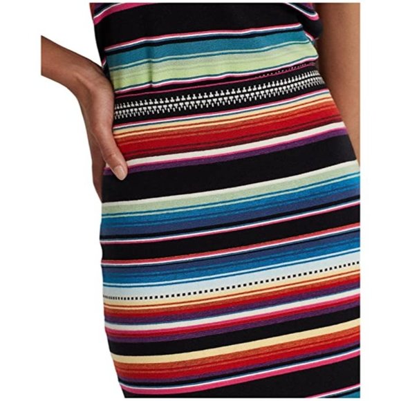 LAUREN RALPH LAUREN Striped Linen-Blend Pencil Skirt - NWT - Picture 5 of 6